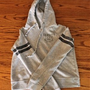 Aeropostale Crop Varsity Hoodie